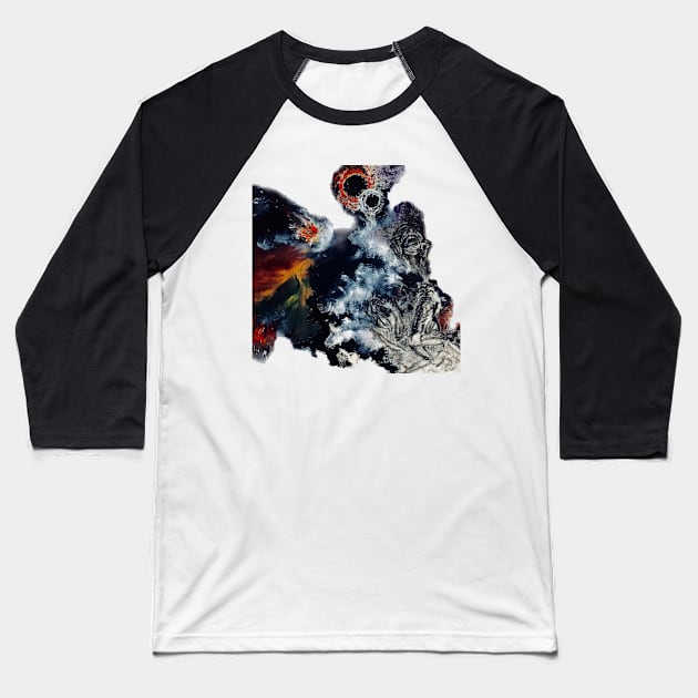 Apocalypse Baseball T-Shirt by BiancaNeaguArt